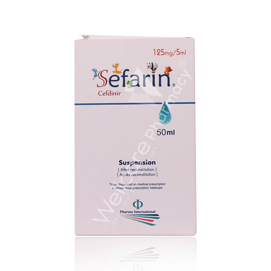 Sefarin 125Mg/5Ml Susp 50Ml