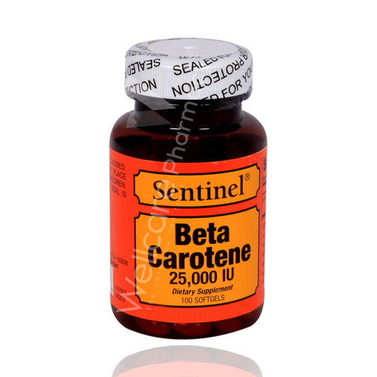 Sentinel Beta Carotene Tablets 100'S