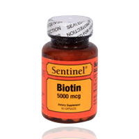 Sentinel Biotin 5000Mcg Capsules 60'S