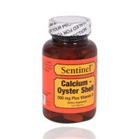 Sentinel Calcium Oyster Shell 500mg Tab 100'S