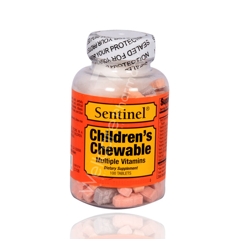 Sentinel Children Chewable Multiple Vitamins Tablets 100'S Sentinel Children Chewable Multiple Vitamins Tablets 100'S