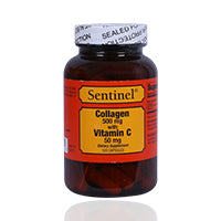 Sentinel Collagen 500mg With Vitamin C 50mg Capsules 100'S