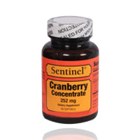 Sentinel Cranberry Concentrate 252Mg Capsules 60'S