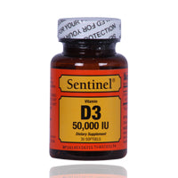 Sentinel D3 50000 Softgel 30'S