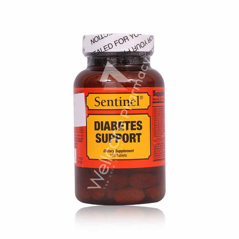 Sentinel Diabetes Support Tablets 100'S Sentinel Diabetes Support Tablets 100'S