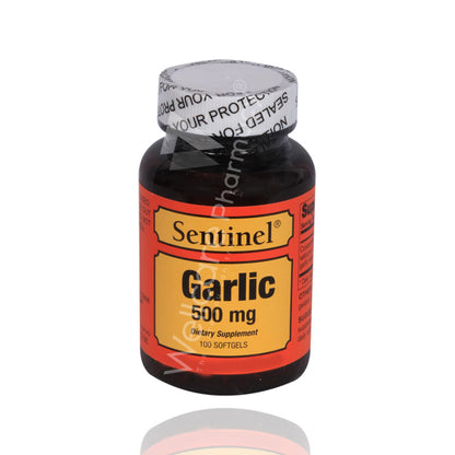 Sentinel Garlic 500mg Capsules 100'S
