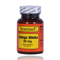 Sentinel Ginkgo Biloba 60mg Capsules 60'S