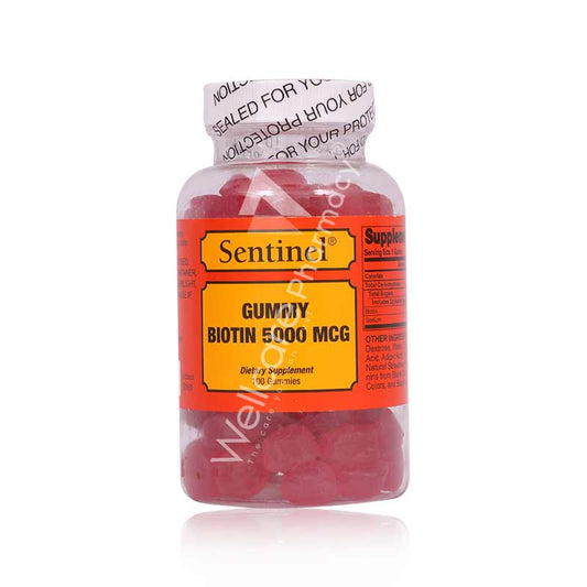 Sentinel Gummy Biotin 5000Mcg Gummies 100'S