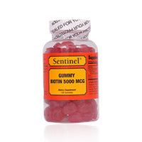 Sentinel Gummy Biotin 5000mcg Gummies 100'S