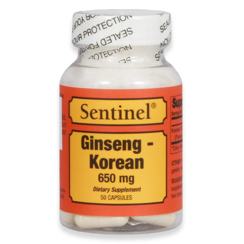 SENTINEL KOR.GINSENG  650MG TAB 50'S