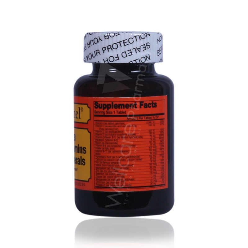 Sentinel Mega Multi Vitamins & Minerals Tablets 60'S
