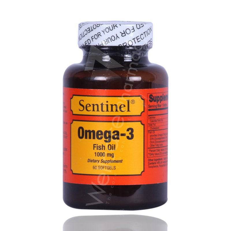 Sentinel Omega-3 Fish Oil Capsules 60'S