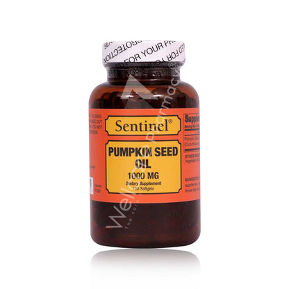 Sentinel Pumpkin Seed Oil 1000Mg Softgels 100'S