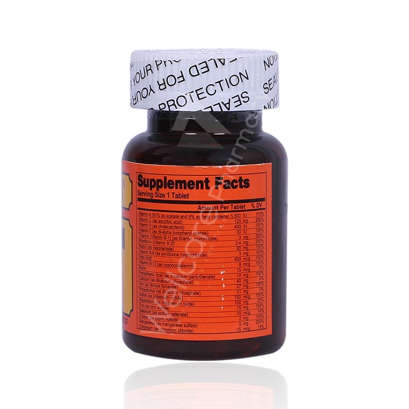 Sentinel Therra M Multivitamin With Minerals Tablets 100'S