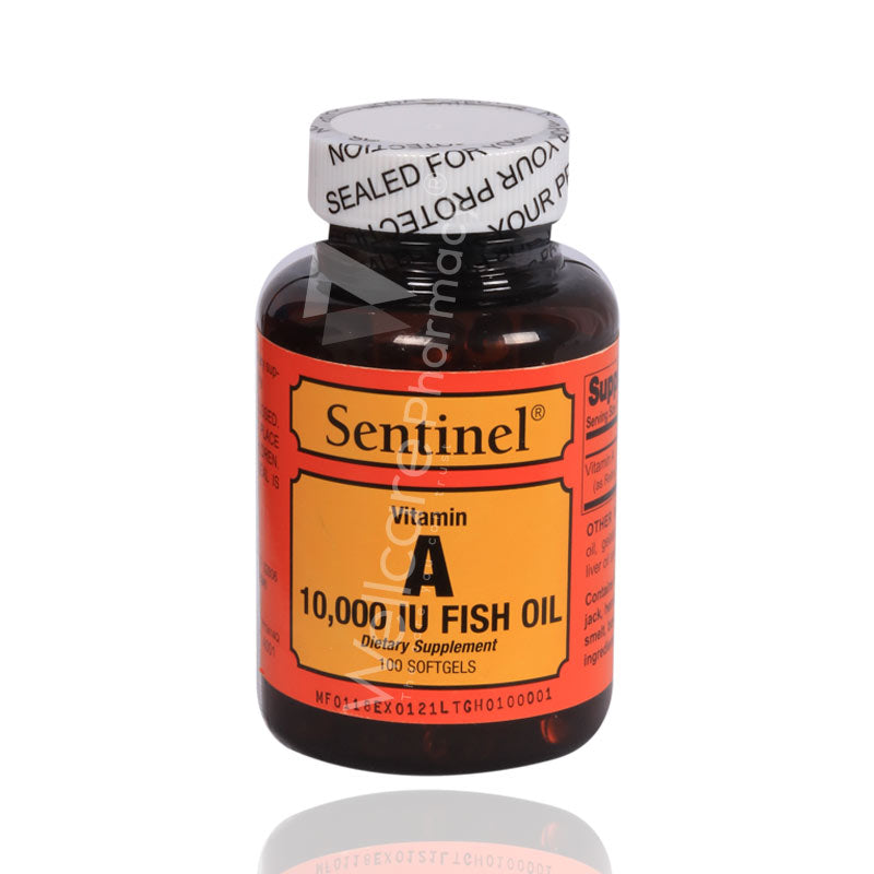 Sentinel Vitamin A 10000 Iu 100'S