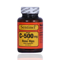 Sentinel Vitamin C-500Mg With Rose Hips Tablets 100'S