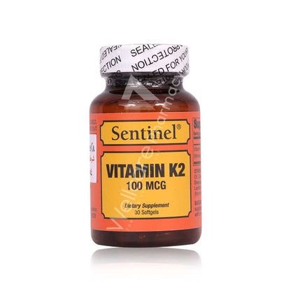 Sentinel Vitamin K2 100Mcg Softgels 30'S