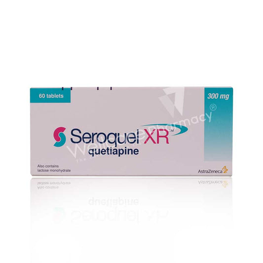 SEROQUEL XR 300 TABLETS 6X10 60'S