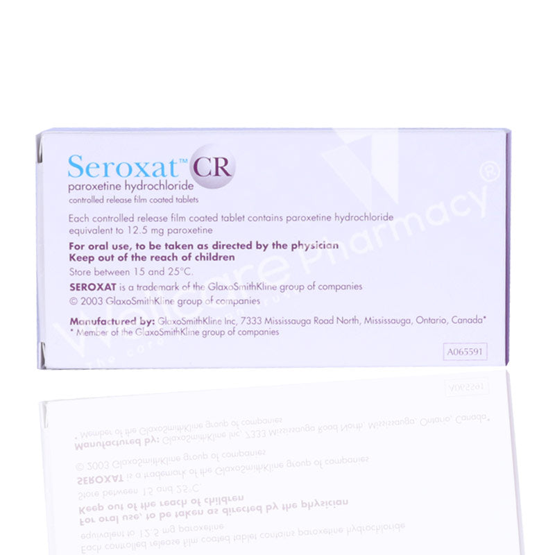 Seroxat Cr 12.5Mg Tablets 30'S