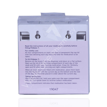 Shantys Pillmate 7 Weekly Tablets Dispenser