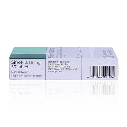 Sifrol O.18Mg/25Mg Tablets 30'S