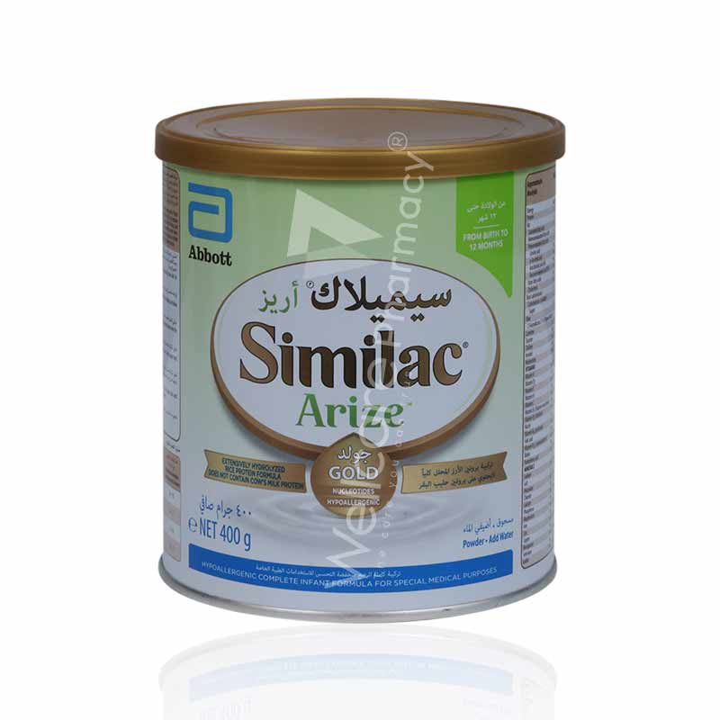 Similac Arize Gold Milk Powder 400Gm Similac Arize Gold Milk Powder 400Gm