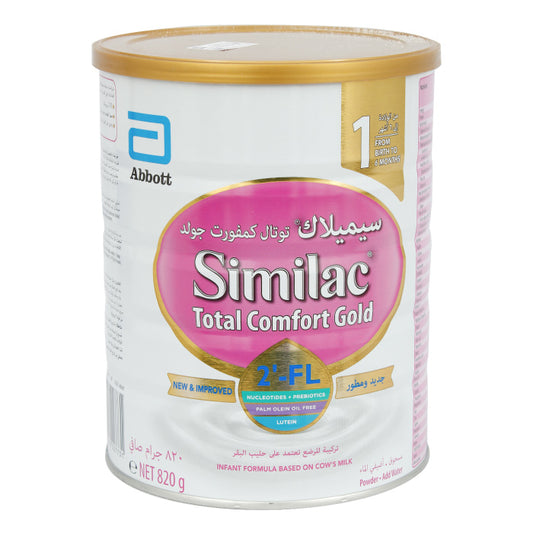 SIMILAC NO1 TOTAL COMFORT GOLD MILK POWDER 820G