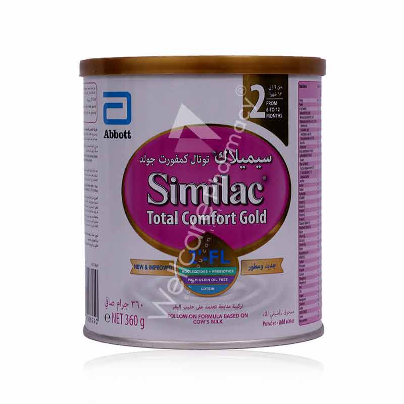 Similac Total Comfort Gold No2 Milk Powder 360G Similac Total Comfort Gold No2 Milk Powder 360G