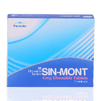 SIN-MONT 4MG CHEWABLE TABLETS 28'S