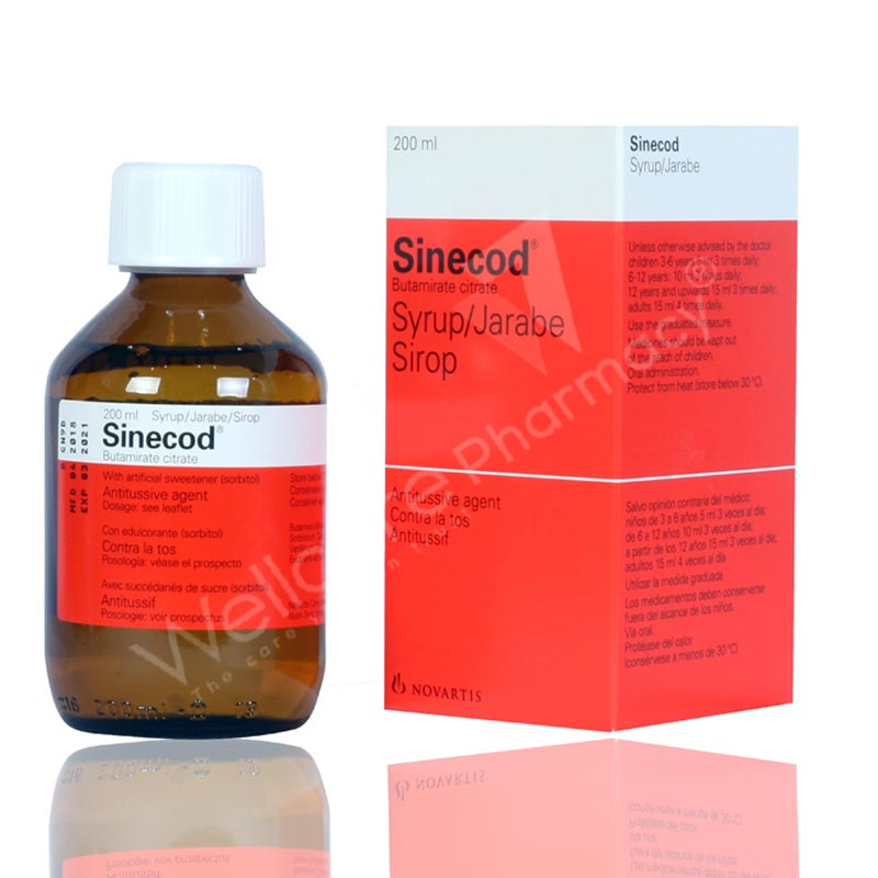 Sinecod Syrup 200Ml Sinecod Syrup 200Ml