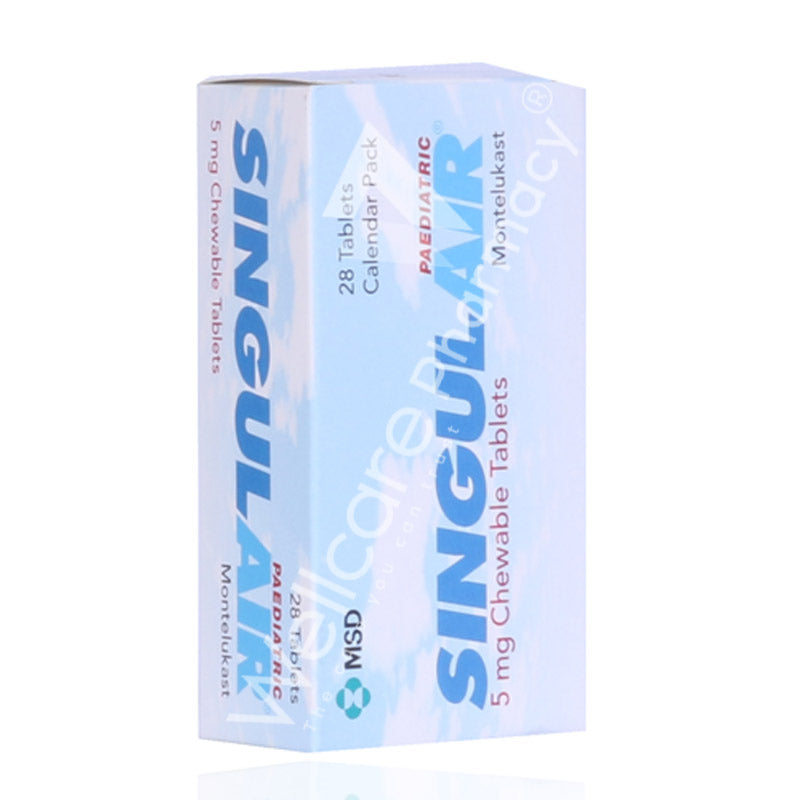 SINGULAIR 5MG TAB 4 X 7= 28'S
