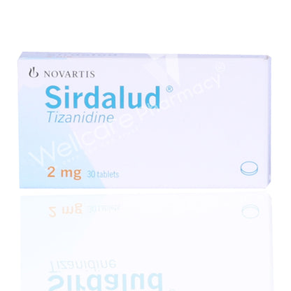 Sirdalud 2mg Tablets 30'S