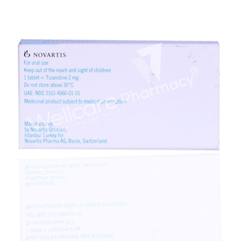 Sirdalud 2Mg Tablets 30'S Sirdalud 2Mg Tablets 30'S