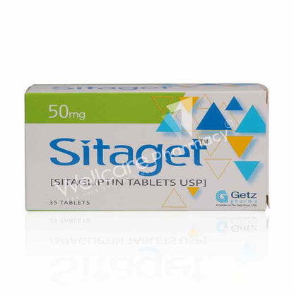 Sitaget 50mg Tablets 35'S - Wellcare Pharmacy