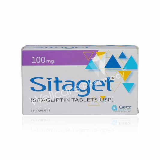 Sitaget 100Mg Tablets 35'S