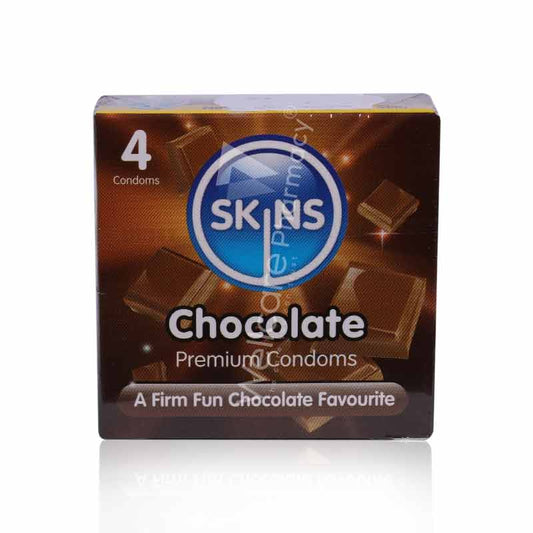 Skins Chocolate Flavored Condoms 4'S
