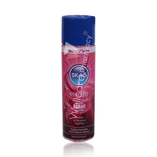 SKINS EXCITE TINGLING WATER BASED LUBRICANT 130ML