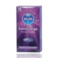 Skins Extra Large Lubricated Condoms 12'S