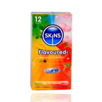 Skins Flavours Lubricated Condoms 12'S