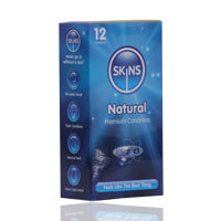 Skins Natural Condoms 12'S