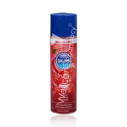 SKINS STRAWBERRY WATER BASED LUBRICANT 130ML