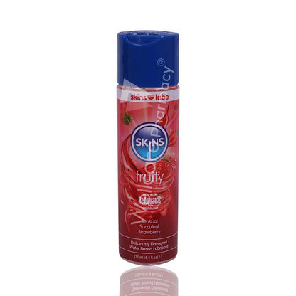 Skins Strawberry Water Based Lubricant 130Ml