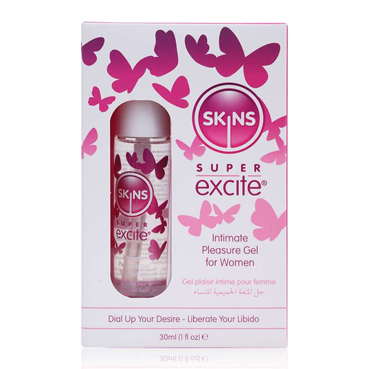 Skins Super Excite Intimate Pleasure Gel For Women 30Ml