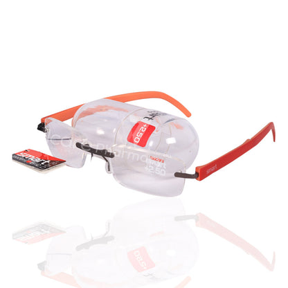 Smart Folding Reading Glass +2.50 Red And Orange