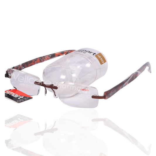 Smart Folding Reading Glass +2.50 Tortoise