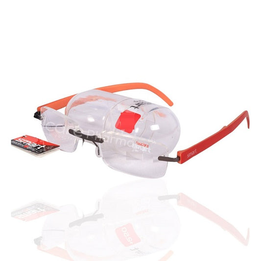 Smart Folding Reading Glass +3.00 Red/Orange