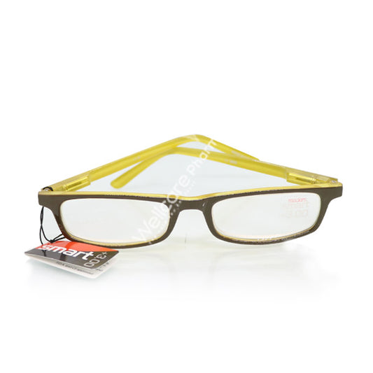 Smart Pop Reading Glass +3.00 Green With Yellow