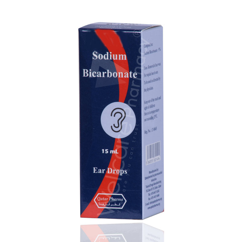 SODIUM BICARBONATE EAR DROPS 5% 15ML