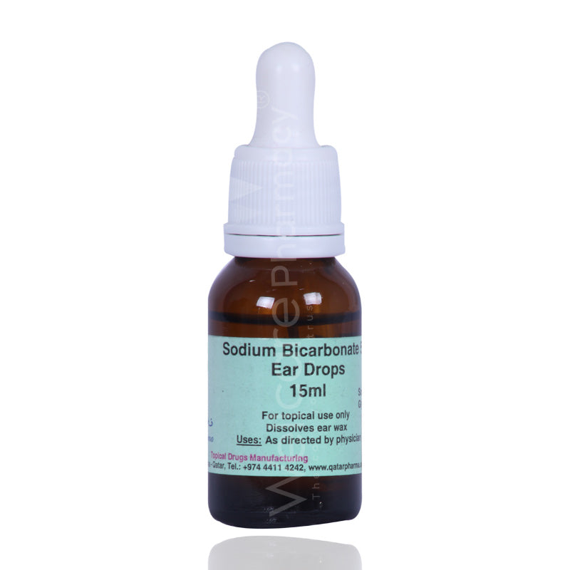 SODIUM BICARBONATE EAR DROPS 5% 15ML