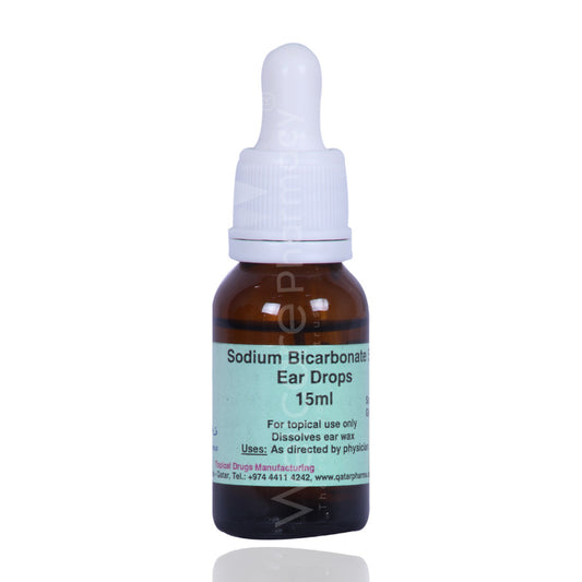 SODIUM BICARBONATE EAR DROPS 5% 15ML